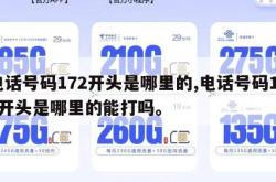 电话号码172开头是哪里的,电话号码172开头是哪里的能打吗。