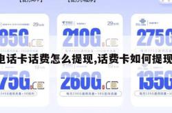 电话卡话费怎么提现,话费卡如何提现。