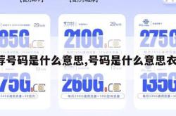 推荐号码是什么意思,号码是什么意思衣服。