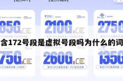 包含172号段是虚拟号段吗为什么的词条