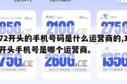 172开头的手机号码是什么运营商的,172开头手机号是哪个运营商。