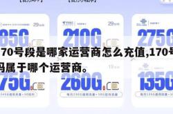 170号段是哪家运营商怎么充值,170号码属于哪个运营商。