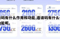 邀请码有什么作用和功能,邀请码有什么作用和功能呢。