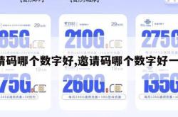 邀请码哪个数字好,邀请码哪个数字好一点。