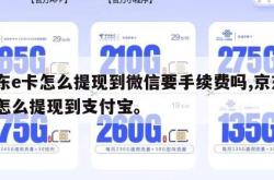京东e卡怎么提现到微信要手续费吗,京东e卡怎么提现到支付宝。