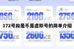 172号段是不是虚拟号的简单介绍