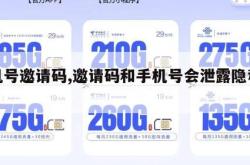 手机号邀请码,邀请码和手机号会泄露隐私吗。