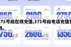 171号段在线充值,171号段电话充值官网。