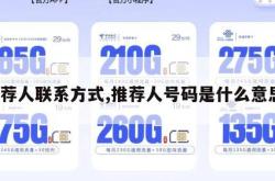 推荐人联系方式,推荐人号码是什么意思。